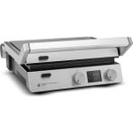 Premium Yanmaz Yapışmaz Dijital Göstergeli Zaman Ayarlı Izgara ve Tost Makinesi 2000W - Inox