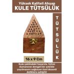 Premium Yüksek Kaliteli Yoga Meditasyon Aromaterapi Chakra Pozitif Enerji Ahşap Kule Tütsülük