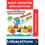 Premium Zeka Geliştirici Eğitici Kişisel Gelişim Çocuk Ahşap Geometrik Şekiller Oyunu Eğitici - Tek Ebat