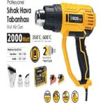 PremiumPort 2000W Güçlü Sıcak Hava Tabancası, Çok Yönlü ve Kullanışlı
