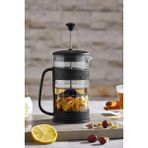 PremiumPort 400ML Siyah French Press ile Pratik Çay ve Kahve Demleme Keyfi - Seçenek 1 - Ahşap