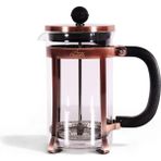 PremiumPort 600 ml Paslanmaz Çelik French Press, Kahve ve Bitki Çayı Demleme - Seçenek 1 - Ahşap