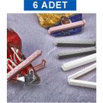 PremiumPort 6'lı Paket Poşet Mandalı Klipsi – Pratik ve Güvenli Saklama Çözümü - Seçenek 1 - Ahşap