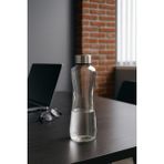 PremiumPort 750 ml Cam Su Şişesi, Şık ve Sağlam Matara, Pratik Kullanım - Seçenek 1 - Altın - Gümüş - Bakır
