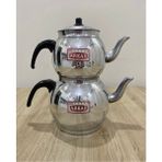 PremiumPort Alüminyum Tombik Çaydanlık, Maxi Boy, 3.50 Litre, Dayanıklı ve Şık - Altın - Gümüş - Bakır - Seçenek 1