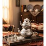 PremiumPort Bakır Çaydanlık Dili Model, Şık ve Dayanıklı, Kaliteli Mutfak Aksesuarı - Altın - Seçenek 1