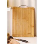 PremiumPort Bambu Kesme Tahtası, 28 Cm, Dikdörtgen, Sağlam ve Şık Tasarım - Ahşap - Ceviz - Seçenek 1