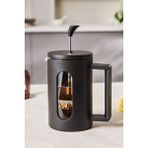 PremiumPort Borosilikat Cam French Press 800 Ml, Şık ve Dayanıklı Kahve Demleme Aracı - Seçenek 1 - Ahşap