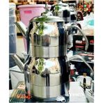 PremiumPort Büyük Boy Metal Kulp Çaydanlık 4 Litre, Şık ve Dayanıklı Tasarım - Altın - Seçenek 1