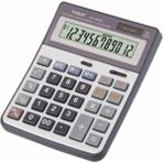 PremiumPort Büyük Boy Metal Yüzey Hesap Makinesi, Geniş Ekran, Güçlü ve Dayanıklı - Ahşap - Seçenek 1
