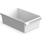 PremiumPort Buzdolabı Için Organizer Raf 325X205X100 mm Beyaz, Düzenleyici Raf - Açık Beyaz - Gri - Seçenek 1