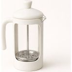 PremiumPort Cam French Press 600ML, Kahve ve Bitki Çayı Demleme Aparatı - Seçenek 1 - Ahşap Bej - Siyah