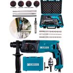 PremiumPort Çelik Şanzumanlı Kırıcı Delici Hilti Matkap Seti + 5 Uç ve Yedek Mandren - Seçenek 1