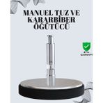PremiumPort Çiftli Öğütücü, Şeffaf Akrilik, Tuz ve Karabiber, Pratik Kullanım - Antrasit - Seçenek 1