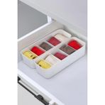 PremiumPort Çok Bölmeli Organizer, Takı, Toka, Çorap ve Iç Çamaşırı Düzenleyici - Ahşap - Bej - Siyah - Seçenek 1
