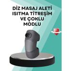 PremiumPort Diz Masaj Aleti, Isı ve Titreşimli Rahatlatıcı Masaj Cihazı - Antrasit