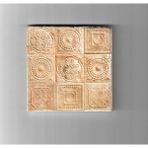 PremiumPort Doğal Taş Dekoratif Banyo Gider Kapağı 10X10 Cm, Şık ve Şekilli Tasarım - Seçenek 1