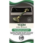 PremiumPort Doğal Yeşim Taşı Roller, Yüz ve Vücut Masaj Aleti, 15X6 cm - Antrasit