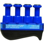 PremiumPort El Parmak Egzersiz Yayı Mavi Heavy Dıgı-Flex Lıte, Güçlü ve Esnek Yüzey - Seçenek 1 - Ahşap - Ceviz