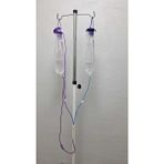 PremiumPort Enteral Beslenme Pompa Seti, Otomatik Çift Torbalı, Yıkamalı, 10 Adet - Seçenek 1
