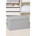 PremiumPort Gri Hurç Yorgan ve Battaniye Için 70X40X30 cm Sert Karton Destekli - Seçenek 1 - Antrasit