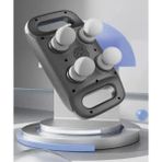 PremiumPort Gürültüsüz 4 Başlıklı Ergonomik Derin Doku Masaj Tabancası - Ahşap
