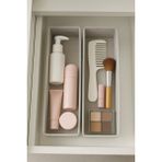 PremiumPort Iki Adet Çekmece Içi Organizer, Tarak ve Makyaj Düzenleyici, 40X10X10CM - Antrasit
