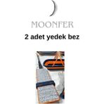 PremiumPort Iki Parça Mikrofiber Yedek Bez Seti, Kendinden Sıkmalı Mop Uyumlu - Antrasit - Seçenek 1