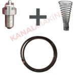 PremiumPort Kanal Açma Seti, 16MM Yay, Matkap Ucu ve Başlık ile Güçlü Çözüm