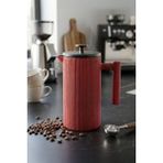 PremiumPort Kırmızı Döküm Demlik French Press 350 Ml, Şık ve Kullanışlı Tasarım - Seçenek 1 - Açık Gri