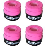 PremiumPort Konforlu 4'lü Tenis Raketi Grip Seti, Pembe Renk, Kaymaz ve Dayanıklı - Ahşap - Bej - Seçenek 1
