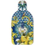 PremiumPort Mavi Renkli 17X35 cm Ahşap Kesme Tahtası, Şık ve Fonksiyonel Tasarım - Açık Beyaz - Gri - Seçenek 1