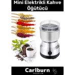 PremiumPort Mini Elektrikli Baharat ve Kahve Öğütücü, Paslanmaz Çelik, Düşük Sesli - Altın - Seçenek 1