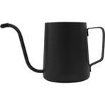 PremiumPort Mini Slim Kettle 600ML – Kahve Demleme Ibriği ve Cezvesi - Seçenek 1 - Açık Beyaz - Gri