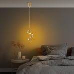 PremiumPort Modern Sarkıt LED Aplik Parlak Gold Yatak Odası Aydınlatma 3000K - Altın - Seçenek 1