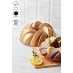PremiumPort Örgü Gold Döküm Kek Kalıbı 26 Cm, Dayanıklı ve Şık Tasarım - Seçenek 1 - Altın