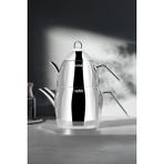 PremiumPort Paslanmaz Çelik Çaydanlık Takımı, Midi Orta Boy, 0.85-1.70 Lt - Antrasit - Seçenek 1