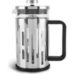 PremiumPort Paslanmaz Çelik French Press 600 Ml, Şık ve Dayanıklı Kahve Demleme Aracı - Seçenek 1