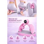 PremiumPort Pembe Pilates Kalça ve Iç Bacak Sıkılaştırma Aleti, Şık ve Etkili Çözüm - Seçenek 1
