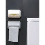 PremiumPort Pratik Portatif Çöp Poşeti Tutucu, Yapışkanlı ve Kullanışlı Tasarım - Ahşap - Bej - Siyah - Seçenek 1