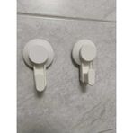 PremiumPort Pratik Vantuzlu Çok Amaçlı Askı Seti, Banyo ve Mutfak Için 2'li - Seçenek 1 - Ahşap Bej - Siyah