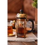 PremiumPort Şık 350 ml Altın Renkli French Press Kahve Demleme Aracı - Seçenek 1 - Antrasit