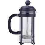 PremiumPort Şık 350 ml French Press, Paslanmaz Çelik, Modern Tasarım, Pratik Kullanım - Seçenek 1 - Ahşap