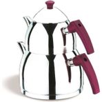 PremiumPort Şiraz Bakalit Kulp Çaydanlık, Şık ve Dayanıklı Tasarım - Seçenek 1
