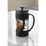 PremiumPort Siyah 350ML French Press, Kahve ve Çay Demleme Şıklığıyla - Seçenek 1 - Ahşap