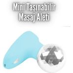 PremiumPort Taşınabilir Mavi Mini Masaj Tabancası, Ayarlanabilir Fasya Masaj Aleti - Antrasit