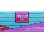 Premo Sculpey Polymer Clay 8oz-Turquoise -PE08-5505