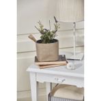 Prendi Home Jüt Kumaş Dekoratif Saksı Sepet 13X15 cm - Bej