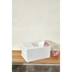 Prendi Home Orta Boy Home Sweet Home Siyah Renk Baskılı Hurç 52X28X31 - Beyaz