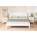 Prens Çocuk ve Genç Odası 160X200 Soft Beyaz Karyola - 160 x 200 cm